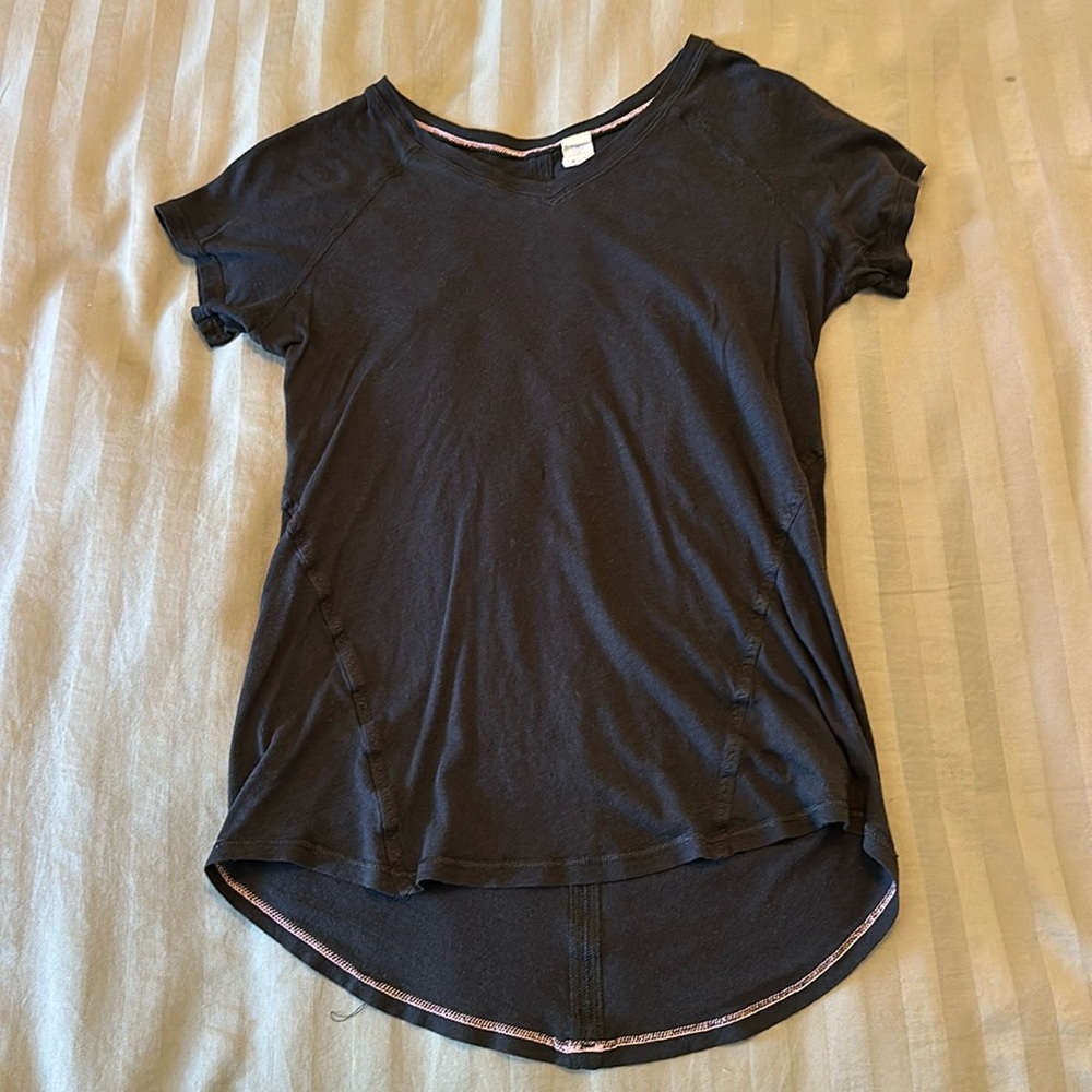 Ivivva Size 10 Girls Black Short Sleeve Tee